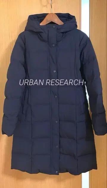 어반 리서치 후드 부착 다운 코트 네이비 S