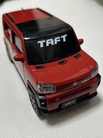 다이하츠 TAFT 빨간색 풀백 미니카