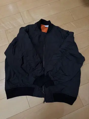 차오패닉 빅 실루엣 MA-1 여성용 블랙