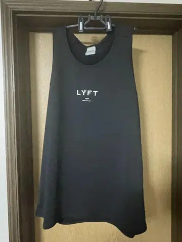 LYFT 블랙 탱크탑 XL
