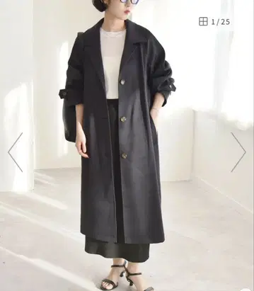 [ SHIPS ] 더블 새틴 발마칸 코트