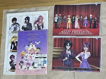 기동전사 건담 시드 프리덤 클리어 파일 세트 산리오 & 극장 한정판