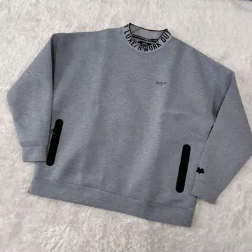 LUXE/R 러그 모크넥 트레이닝복 스트레치 XL