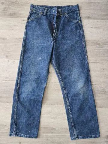 60s Wrangler 사선 벨 다크 네이비 빈티지 오리지널 USA