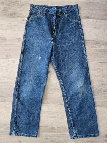 60s Wrangler 사선 벨 다크 네이비 빈티지 오리지널 USA