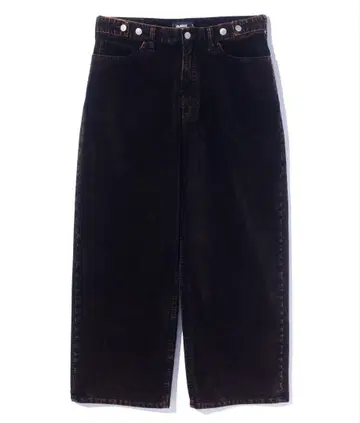 XLARGE 블랙 코듀로이 팬츠