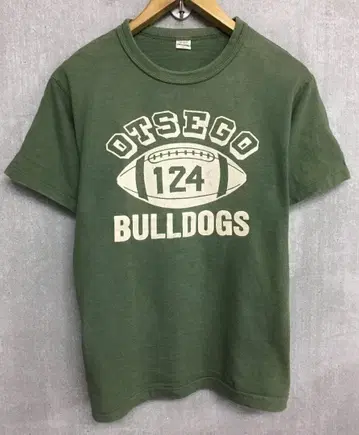 웨어하우스 OTSEGO BULL DOGS 칼리지 프린트 T셔츠