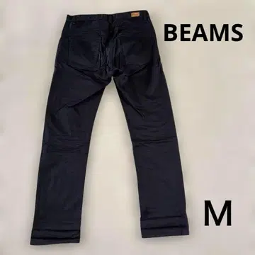 BEAMS 남성용 치노 팬츠 블랙 M 사이즈