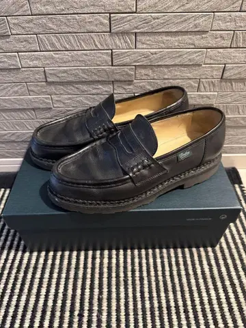 Paraboot REIMS 블랙 가죽 로퍼