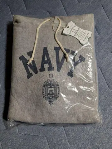 새상품 웨어하우스 후드티 리버스 위브 navy 그레이 L