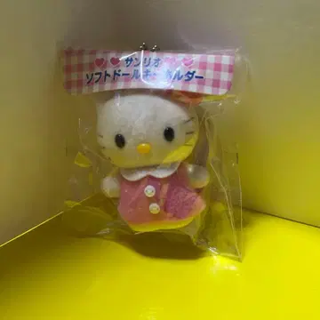 레어 헬로키티 소프트 인형 키링 약 6cm 헤이세이 레트로