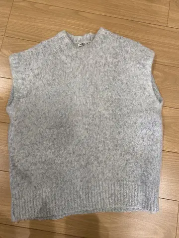 오라리 AURALEE 니트 베스트 사이즈 0