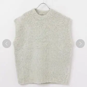 오라리 AURALEE 니트 베스트 사이즈 0