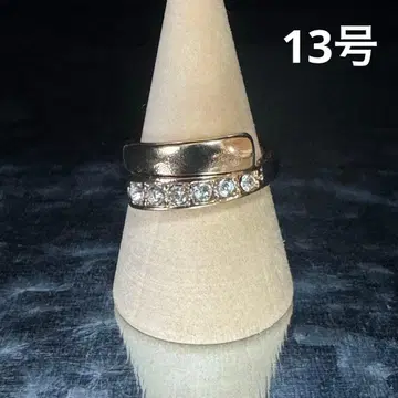 빈티지 패션 반지 골드 13호 스톤 반지 얇은 반지