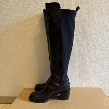 파비오 스코르니 니하이 부츠 블랙 23.5cm