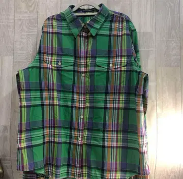 LRL LAUREN JEANS CO 랄프 로렌 체크 무늬 긴팔 셔츠