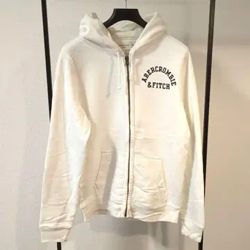 Abercrombie & Fitch 화이트 후드티 M