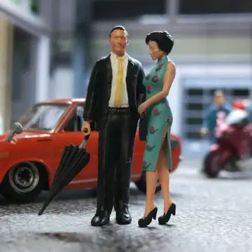 1/64 쇼와 레트로 남녀 피규어, 토미카, 핫휠