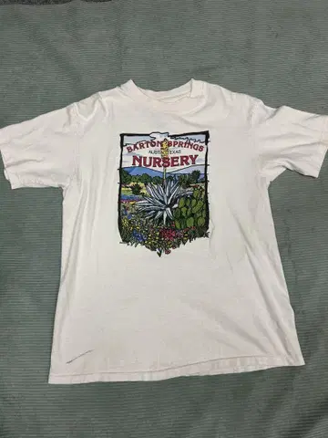 헤인즈 Barton Springs Nursery T 빈티지