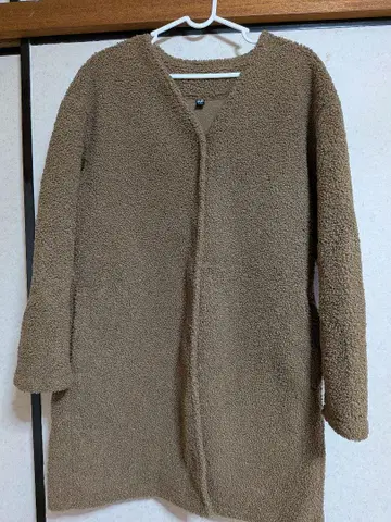 UNIQLO 베이지 롱 코트 M