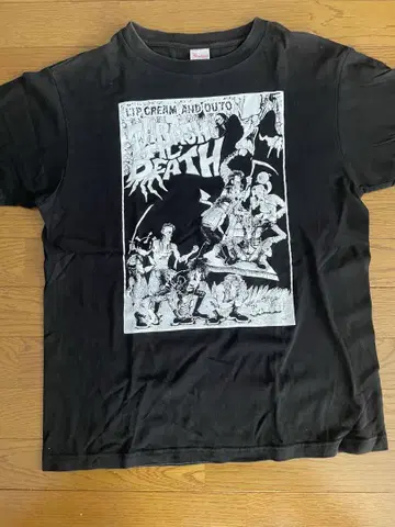 LIP CREAM/OUTO THRASH TILL DEATH 티셔츠