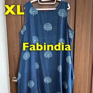 새상품 Fabindia 원피스 코튼 XL