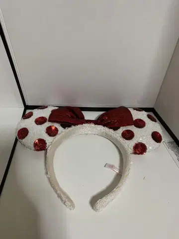 디즈니 물방울 패턴 머리띠