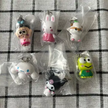 산리오 메지루시 액세서리 6종류 쿠로미 시나몬 케로케로케로피 등