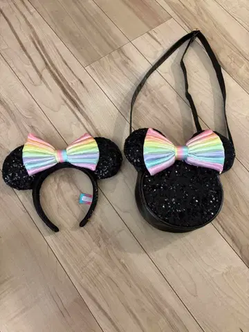 파격 디즈니 40주년 머리띠 미니백 세트