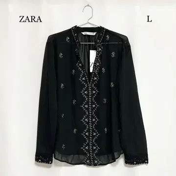 0512 ZARA 시어 블라우스 L 사이즈