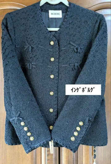 INGEBORG 잉게보그 노카라 테두리 자켓