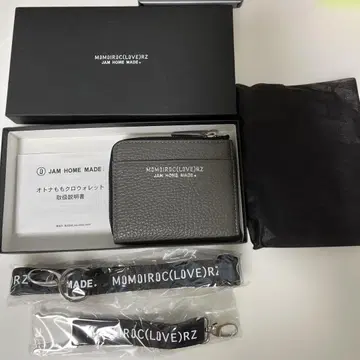모모쿠로 x 잼홈메이드 모모쿠로 월렛 블랙
