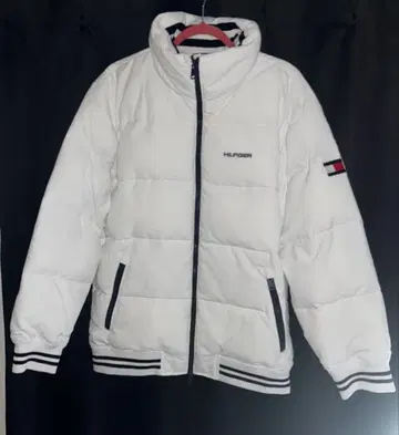 TOMMY HILFIGER 화이트 다운 자켓 L 사이즈