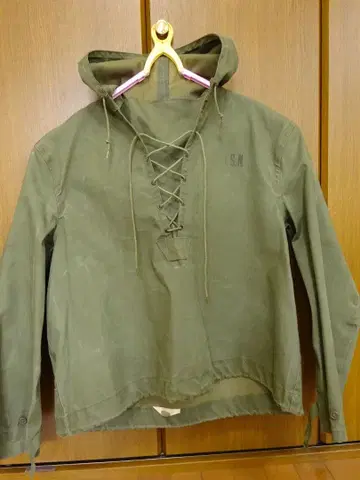 40s 미군 실물 US.NAVY N2 데크 후드티 레인 후드티