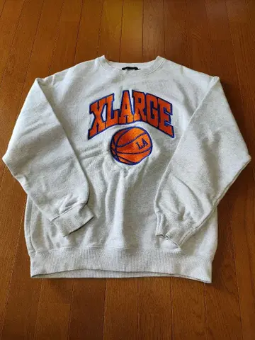 XLARGE 농구 프린트 맨투맨 S