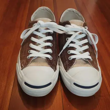 Converse Jack Purcell 브라운 스니커즈 25cm 새상품급