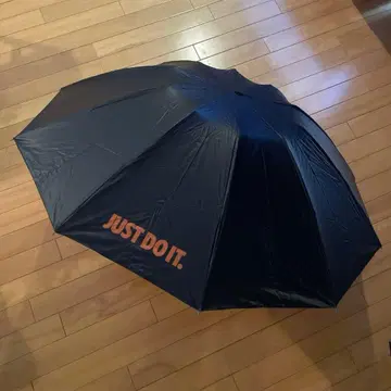 [ 새상품급 ] JUST DO IT. 접이식 우산 오렌지 x 블랙