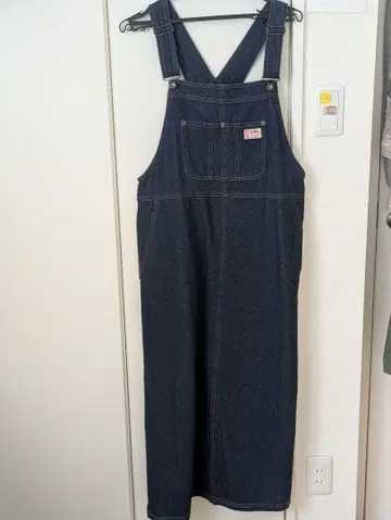 다크 데님 살로펫 롱 기장