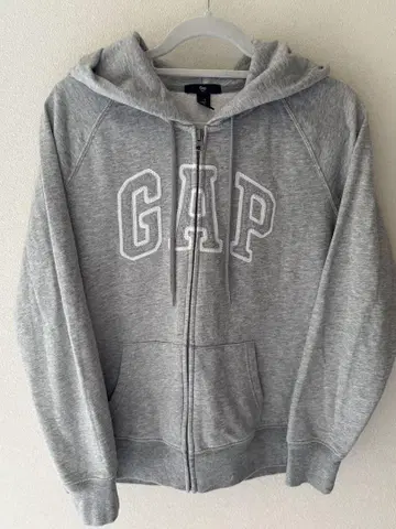 GAP 그레이 풀 집업 후드티 M 사이즈