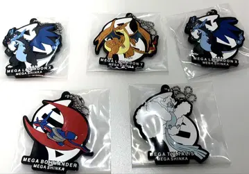 포켓몬 제일복권 메가진화 러버 참 5종 세트