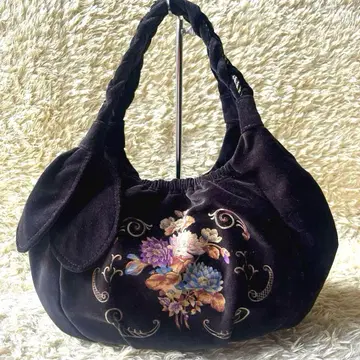 [ 레어 ] ANNA SUI 안나수이 원숄더 벨로아 벨벳