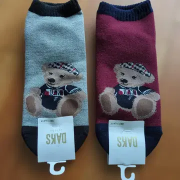 DAKS 곰 두꺼운 양말 2족 세트