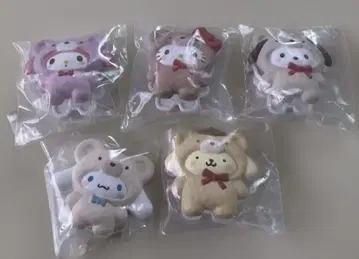 산리오 라떼곰 클립 전 5종 컴프