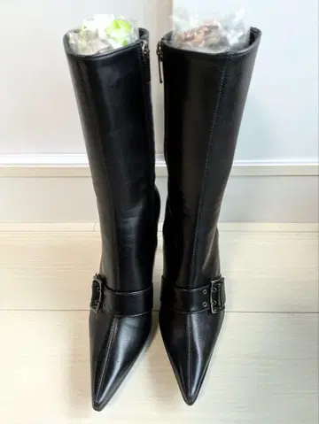 미사용 새상품 23cm 스틸레토 핑힐 부츠 핑키 앙