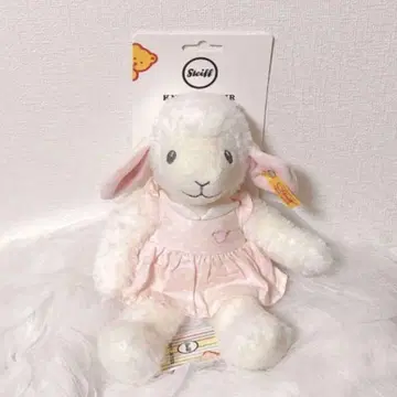 택 포함 새상품 슈타이프 봉제 인형 오야스미 라무짱 기프트