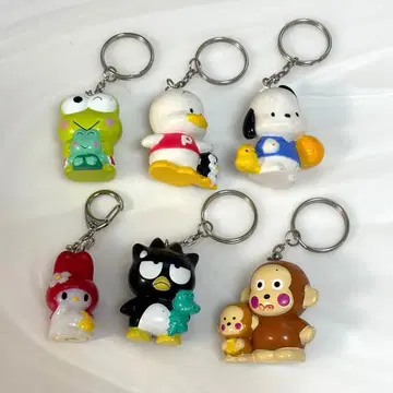 케로피 페클 포차코 마이멜로디 바츠마루 몬키치 키링 6개