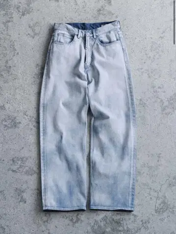 LIDNM FADED HERITAGE DENIM PANTS