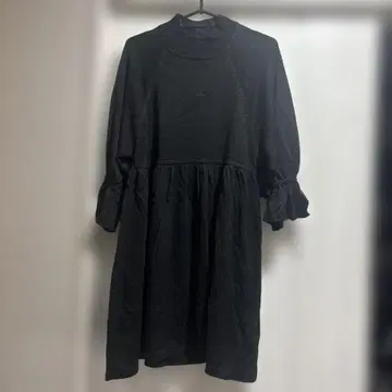 MOUSSY 블랙 긴팔 원피스