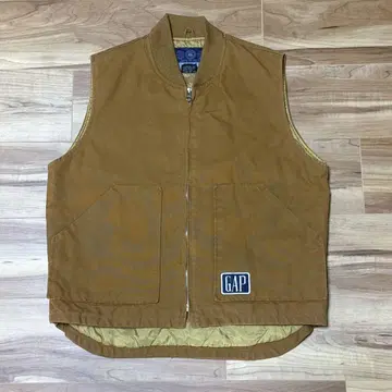 GAP 브라운 퀼팅 베스트