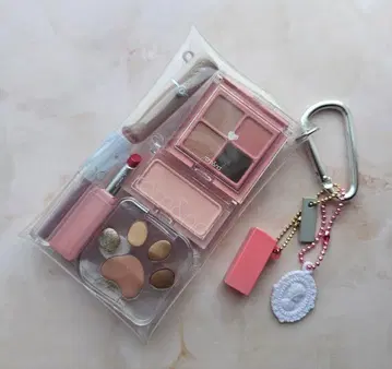 rom&nd 세트 핑크 계열 가챠 채운 파우치 가챠가챠 귀여운 화장품